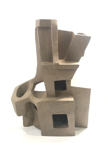 Sculpture intitulée "Falhei em tudo" par Luis2 Borges, Œuvre d'art originale, Terre cuite