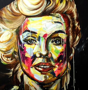 Painting titled "Non sono Marilyn" by Luisa Angelucci, Original Artwork