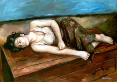 Pittura intitolato "Olimpia" da Luisa Valenzano, Opera d'arte originale
