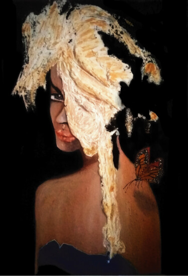 Картина под названием "Soledad" - Luis Key, Подлинное произведение искусства, Масло