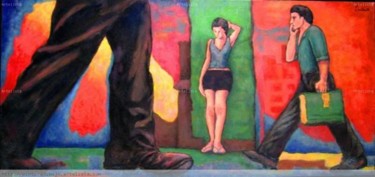 Pintura titulada "SIN TITULO" por Luis Losada, Obra de arte original