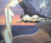Pintura intitulada "praia" por Luís Rodrigues D'Oxossi, Obras de arte originais