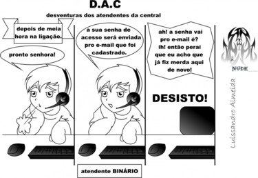 Desenho intitulada "dac-003.jpg" por Luissandro Almeida, Obras de arte originais