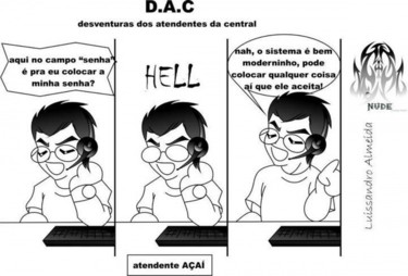 Desenho intitulada "dac-006.jpg" por Luissandro Almeida, Obras de arte originais