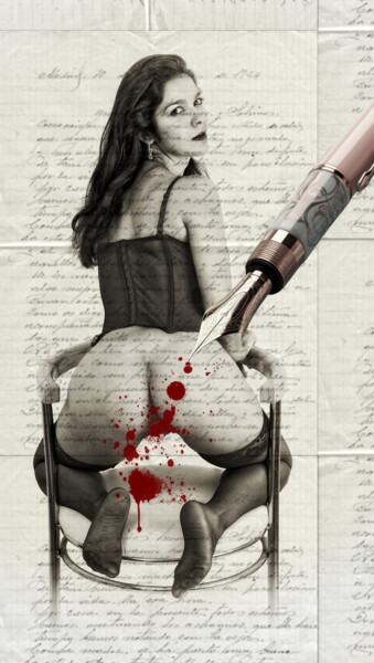 Fotografía titulada "love letter 1" por Luiz Henrique Mendes, Obra de arte original, Fotografía manipulada