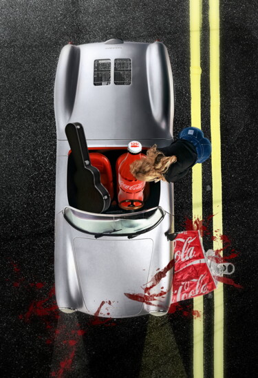 Fotografia intitulada "Coca Cola Car Crash…" por Luiz Henrique Mendes, Obras de arte originais, Fotografia de filme