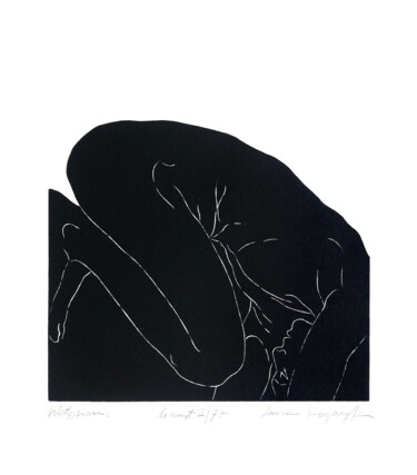 Obrazy i ryciny zatytułowany „Wstąpienie” autorstwa Luiza Kasprzyk, Oryginalna praca, Linoryty