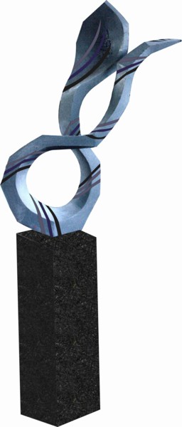 dis torção Sculpture intitulée "dis torção" par Luiz Queimadela Dos Santos, Œuvre d'art originale, Coulage