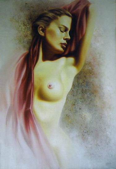 Painting titled "Un amanecer" by Lujan Gallardo, Original Artwork, Oil