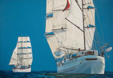 Peinture intitulée "'Sagres II' & 'Gorc…" par Lukas Diemer, Œuvre d'art originale, Acrylique