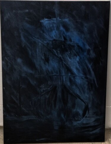 Pittura intitolato "Ghostship" da Lukas Adami, Opera d'arte originale, Acrilico