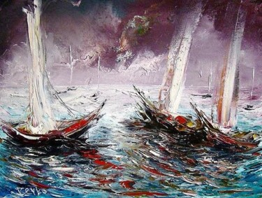 Painting titled "Before the Storm" by Lukasz Berko, Original Artwork