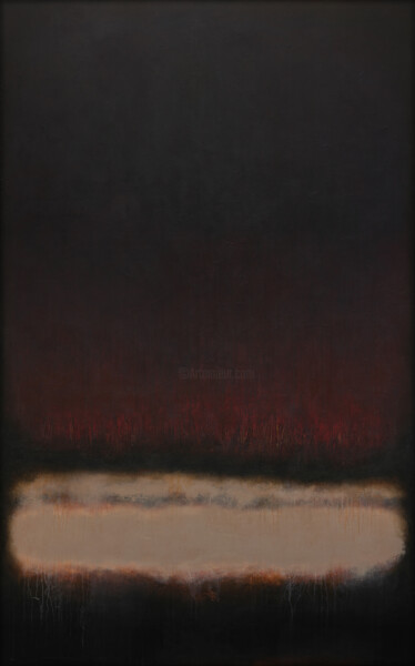 Картина под названием "Land Of Confusion" - Łukasz Olek, Подлинное произведение искусства, Акрил Установлен на Деревянная ра…