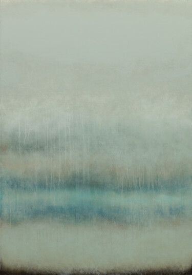 Картина под названием "Cold Silence" - Łukasz Olek, Подлинное произведение искусства, Акрил Установлен на Деревянная рама дл…