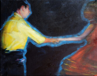 Painting titled "Thelast dance" by Luke Morgan, Original Artwork, Oil