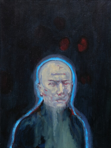 Malerei mit dem Titel "Defying humiliation" von Luke Morgan, Original-Kunstwerk, Öl