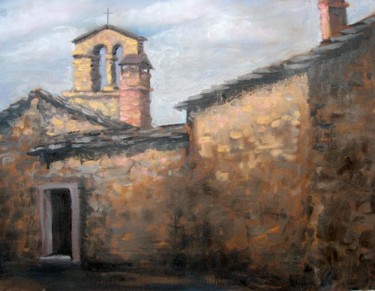 Painting titled "Morning In Cortona" by Lula, Original Artwork, Oil