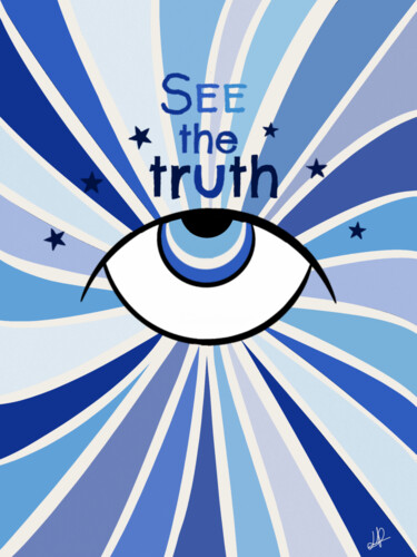 Digital Arts titled "The Truth" by Lula Lp, Original Artwork, 2D Digital Work