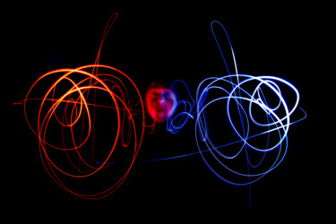 Photography titled "Cry me a light" by Lumagayo, Original Artwork, Light Painting