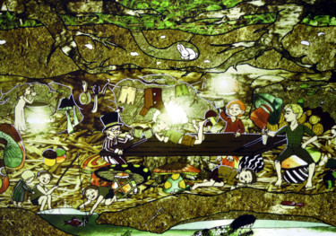 "La maison de Peter…" başlıklı Tablo Lune Et Animo tarafından, Orijinal sanat