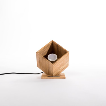 Spot design en bois recyclé, Dodrogo Design intitulée "Spot design en bois…" par Lune Et Animo, Œuvre d'art originale, Éclairage