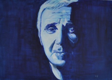 Painting titled "Portrait de Charles…" by Lune Et Animo, Original Artwork, Acrylic