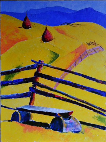 Pintura intitulada "Summer" por Marian Luniv, Obras de arte originais, Óleo