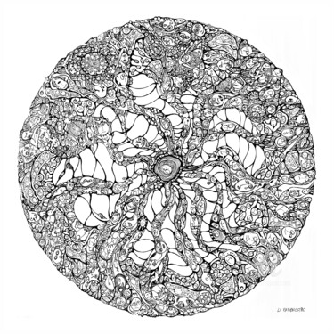 Desenho intitulada "Polvo" por Lu Paternostro, Obras de arte originais, Impressão digital