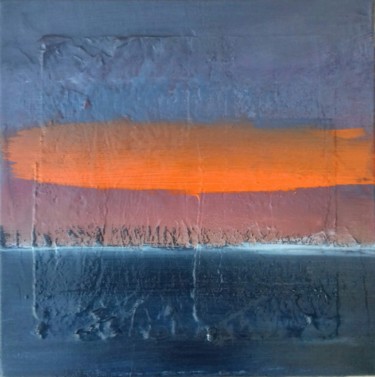 Painting titled "Horizon" by Benoit Lupi, Original Artwork, Acrylic