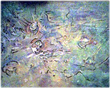 Peinture intitulée "Angel'" par Luna, Œuvre d'art originale, Huile