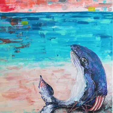 dreaming of the beach again "dreaming of the bea…" başlıklı Tablo Lenka Urbanikova tarafından, Orijinal sanat, Akrilik