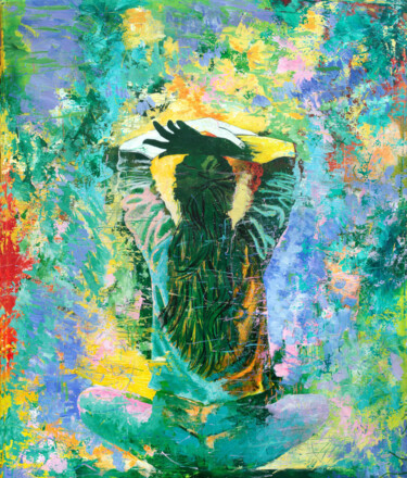 Картина под названием "Perspectives" - Luro, Подлинное произведение искусства, Акрил Установлен на Деревянная рама для носил…