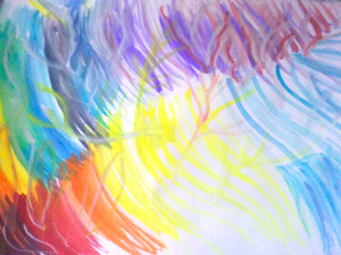 Картина под названием "Colors of  soul" - Luse Yeremyan, Подлинное произведение искусства, Гуашь