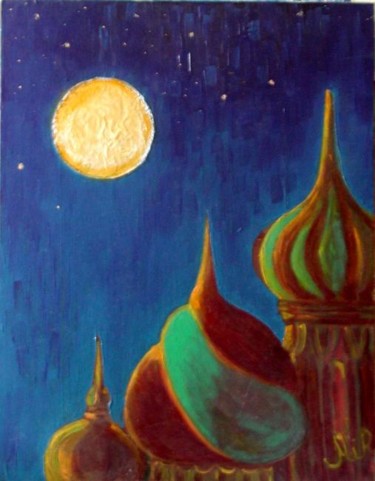 Pintura titulada "lunaluminica" por Mir Lusewix, Obra de arte original, Oleo