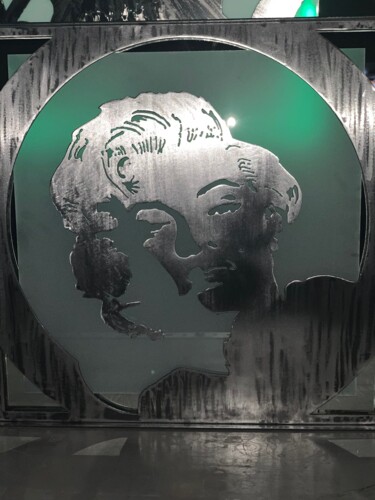 Escultura intitulada "Marilyn" por Luva Simone, Obras de arte originais, Metais Montado em Metal