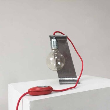 Design intitulée "Avion Lampe" par Hervé Brun, Œuvre d'art originale, Luminaire