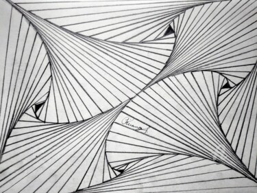 Desenho intitulada "suono di carnevale" por Alison Ruano Diamantina, Obras de arte originais, Lápis
