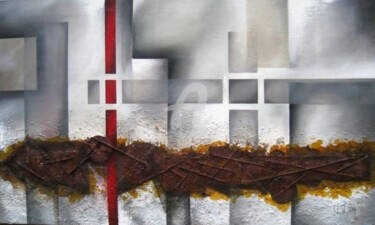 Pintura titulada "Contrastart" por Luz Angela Cruz, Obra de arte original, Oleo