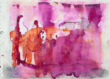 Pintura titulada "Finden4" por Luzena Di Barbara Walder, Obra de arte original, Tinta