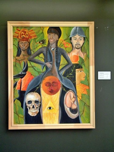 Peinture intitulée "Identidad LUZ" par Luz Garcia De Zielinski, Œuvre d'art originale