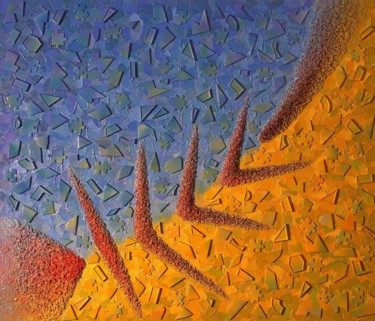 Картина под названием "УКРАИНА" - Valerii Lymonov, Подлинное произведение искусства, Масло