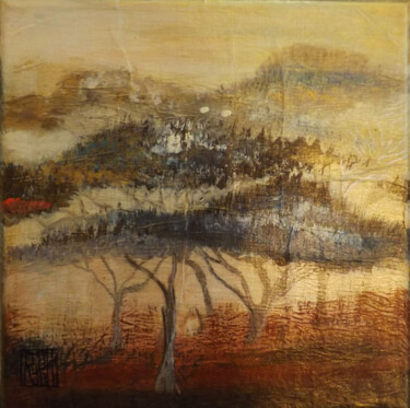 Painting titled "Arbre de Mai" by Ly-Rose, Original Artwork, Oil