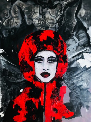 Pintura titulada "Antigone" por Lydia Zioga, Obra de arte original, Acrílico