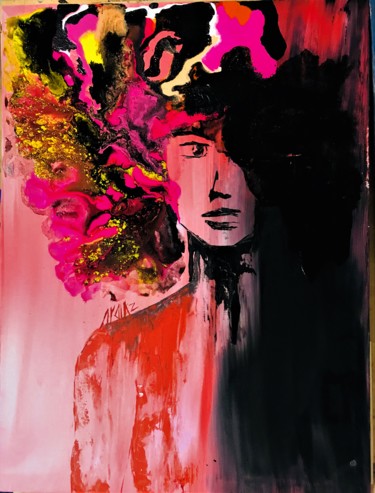AFRODITE Pittura intitolato "AFRODITE" da Lydia Zioga, Opera d'arte originale, Acrilico