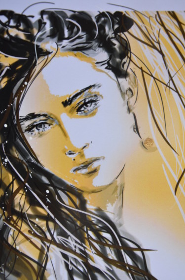 Arts numériques intitulée "Madonna" par Lydia Roche, Œuvre d'art originale, Peinture numérique