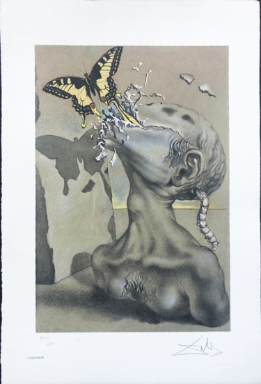 Incisioni, stampe intitolato "Salvador Dalì - All…" da Lydia De Ville, Opera d'arte originale, Litografia