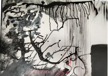 Картина под названием "Abandon" - Lydie Picant, Подлинное произведение искусства, Акрил Установлен на Деревянная рама для но…