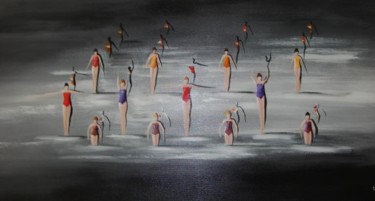 Peinture intitulée "Danseuses" par Lyl, Œuvre d'art originale