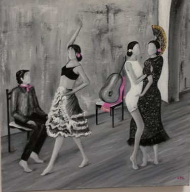 Malerei mit dem Titel "spectacle" von Lyl, Original-Kunstwerk, Acryl