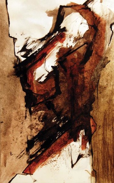 Peinture intitulée "Le soldat" par L.Y.M, Œuvre d'art originale, Huile